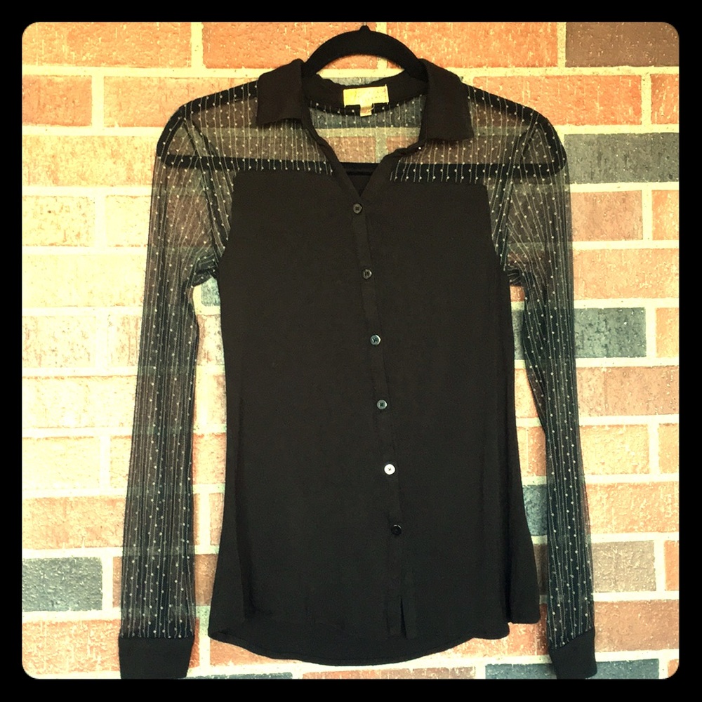 Princess Vera Wang ✨ Black Long Sleeve Blouse✨ 👸